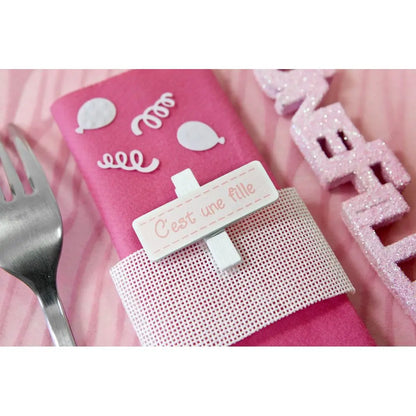 6 Pinces ''C'est une Fille''