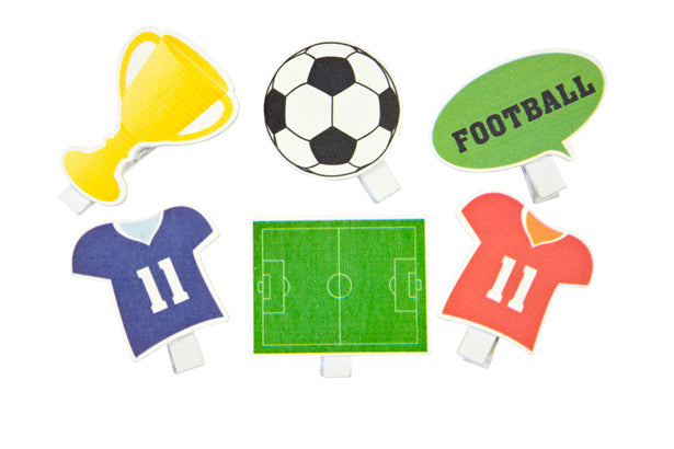 THEME FOOTBALL SUR PINCE (x 6)