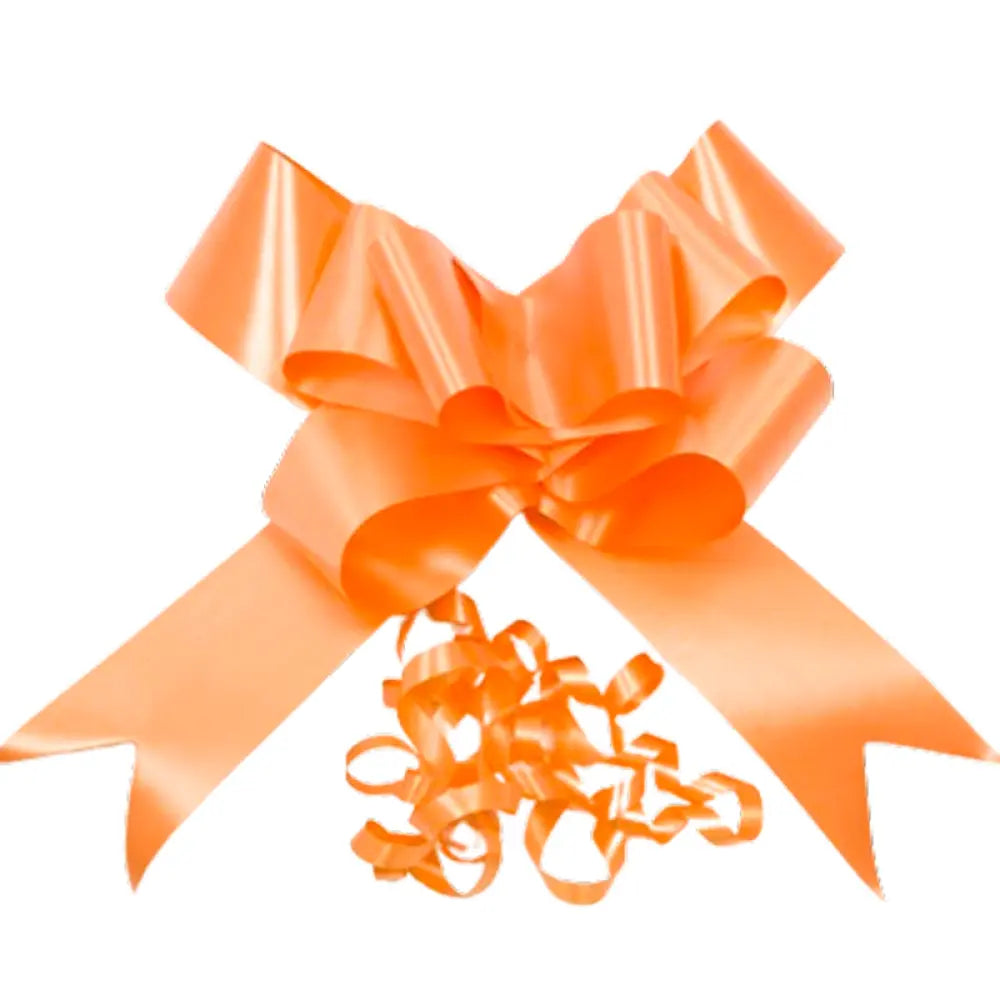 4 Nœuds à Tirer - Forme Papillon - Orange