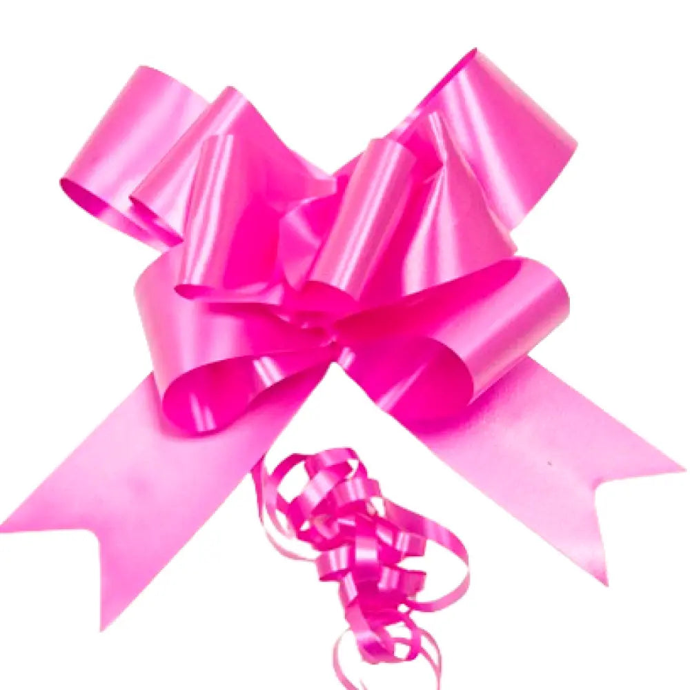 4 Nœuds à Tirer - Forme Papillon - Fuchsia