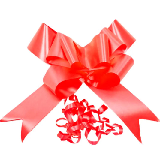 4 Nœuds à Tirer - Forme Papillon - Rouge