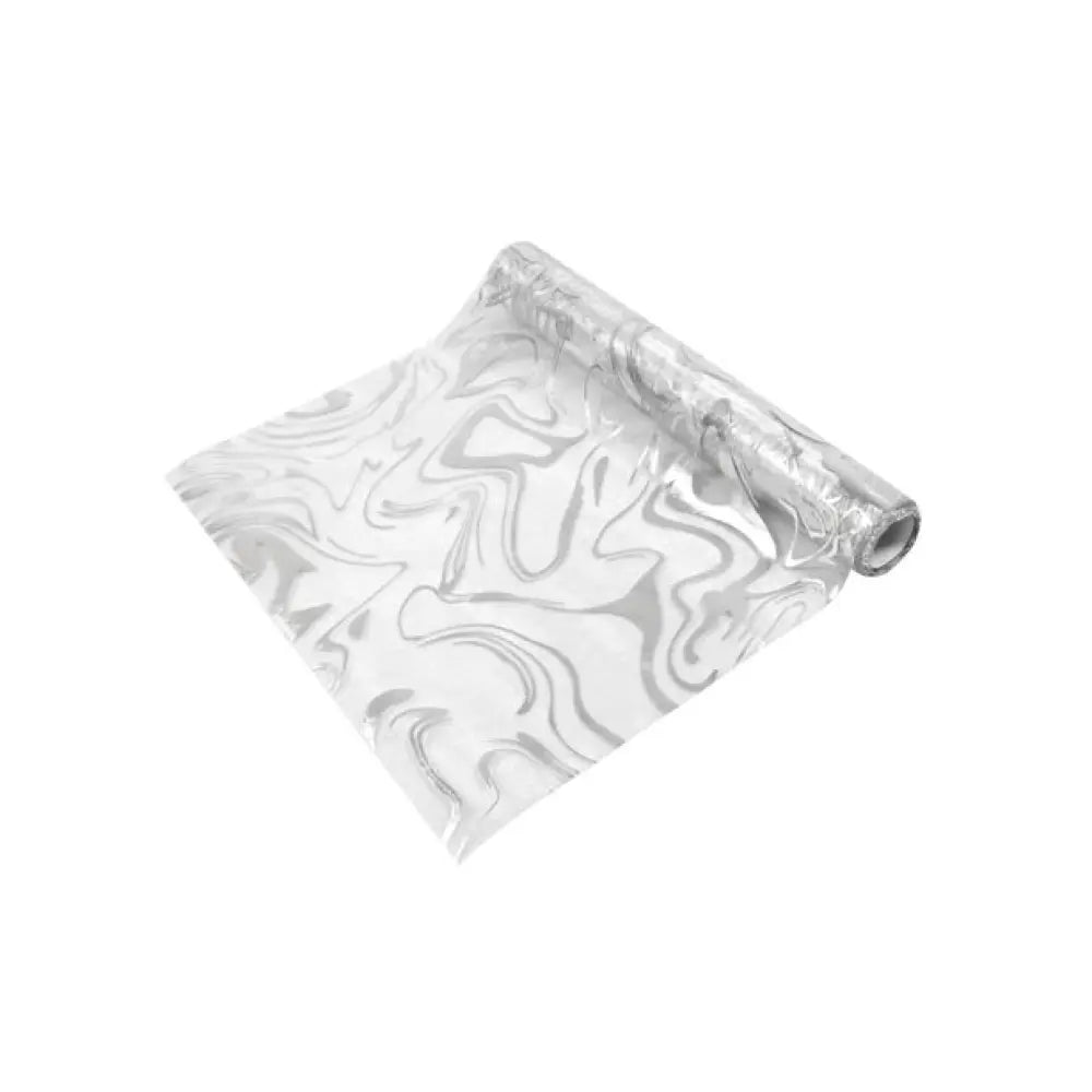 Chemin de Table 5m - Organza Marbre Argent