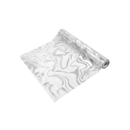 Chemin de Table 5m - Organza Marbre Argent