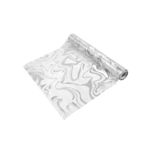 Chemin de Table 5m - Organza Marbre Argent