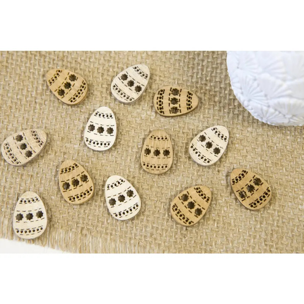 12 Décos à parsemer "Oeufs de Pâques"