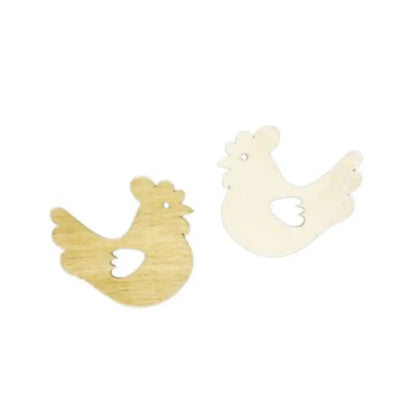 6 Décos à parsemer "Poules de Pâques"