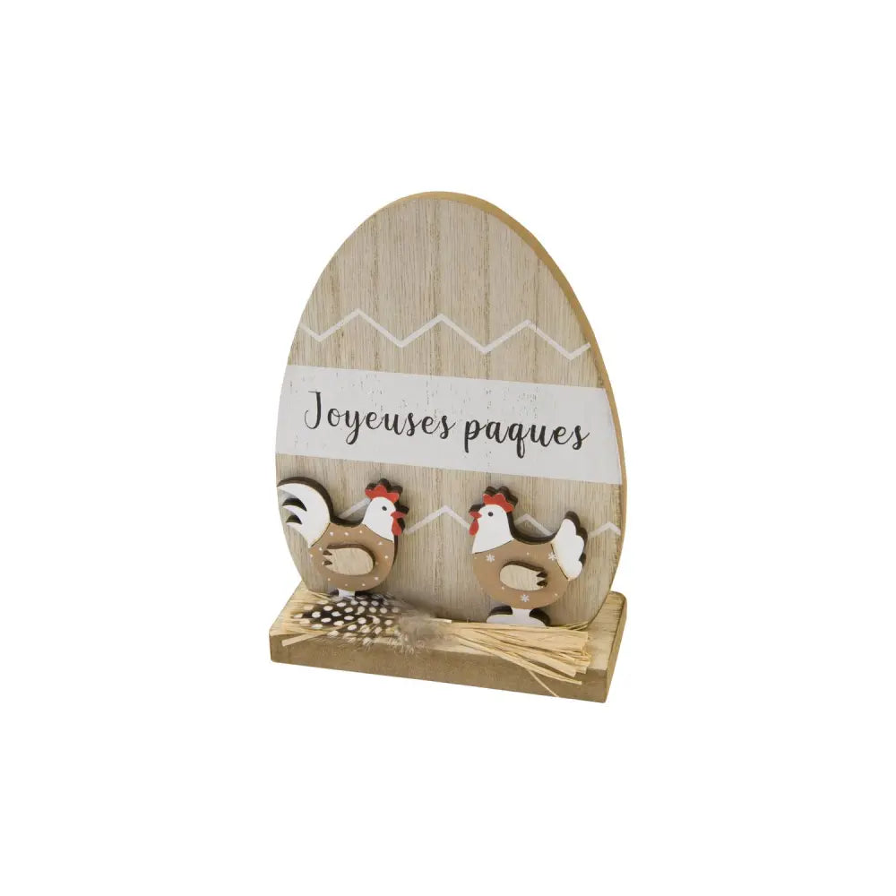 Déco de table "Oeufs de Pâques" 10x14x4,5cm