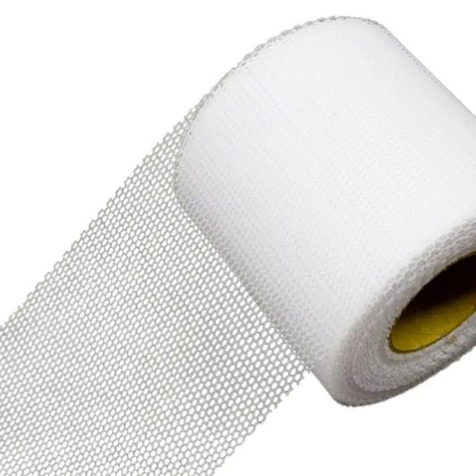 Tulle H8cm - 20m - Blanc