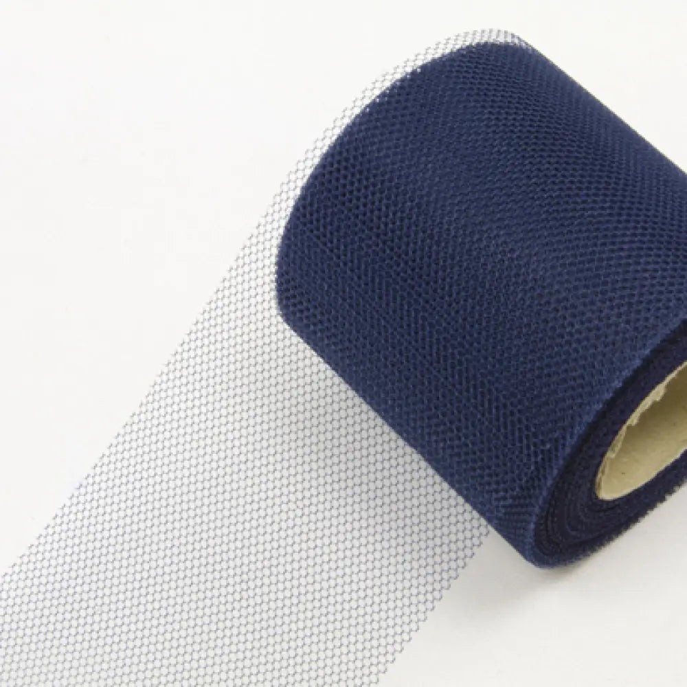 Tulle H8cm - 20m - Marine