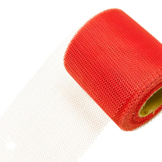 Tulle H8cm - 20m - Rouge