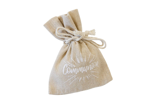 Sachet "communion" en toile - article de décoration