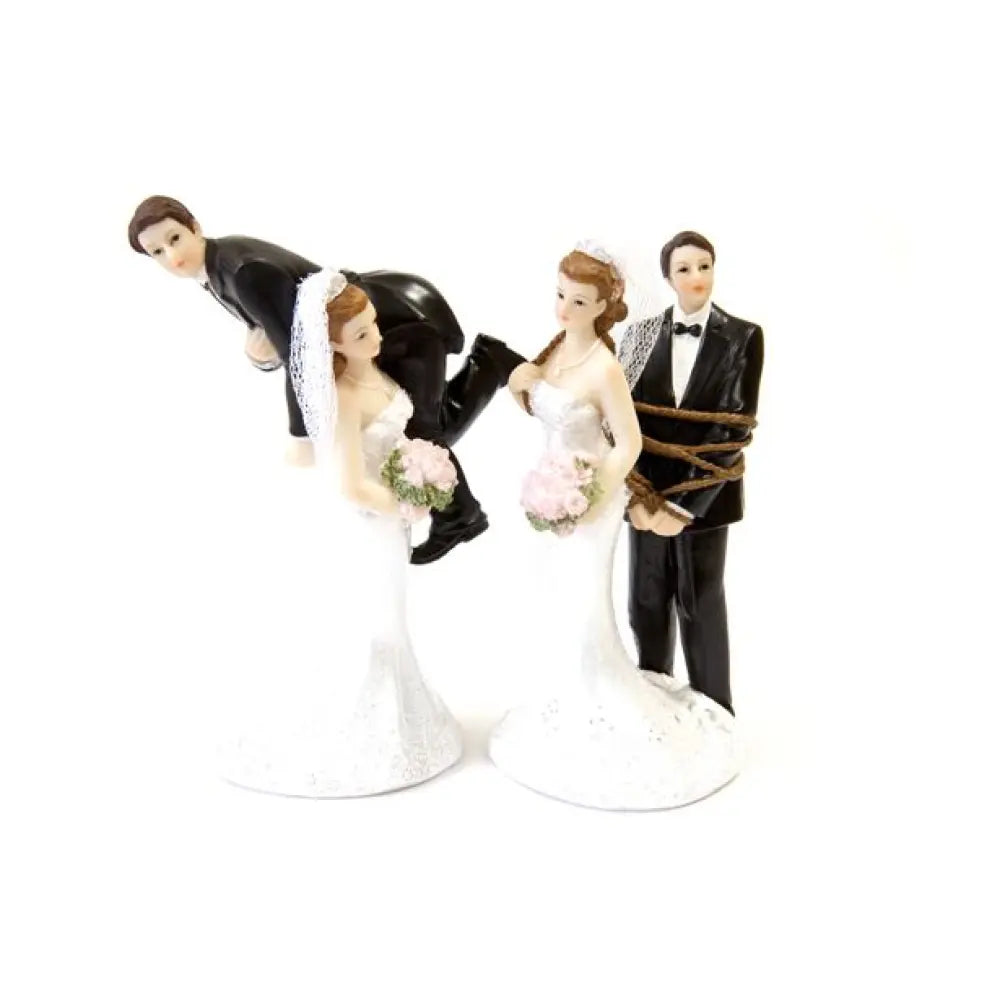 Sujet en Résine - "Couple Mariés"  (Coloris au choix)