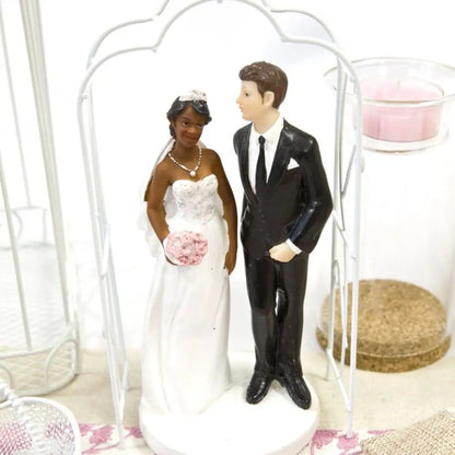 Sujet en Résine - "Couple Mariés" - 16cm