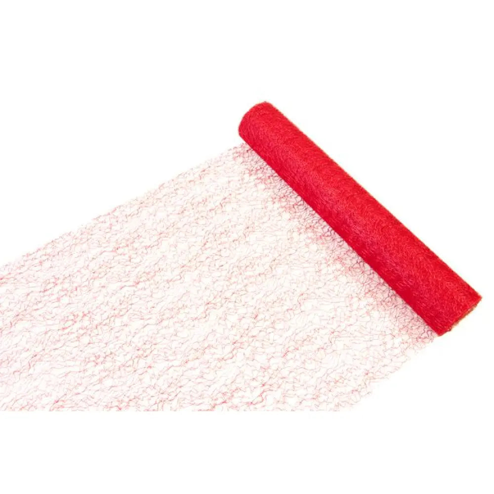 Chemin de Table 5m - Effet Dentelle - Rouge