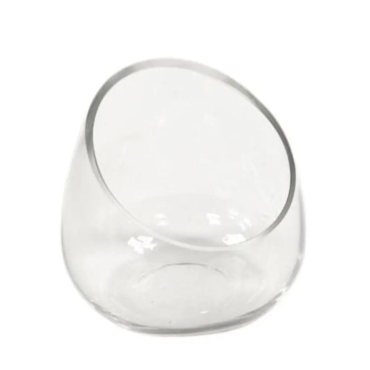 Vase Oblique Verre - 12x13cm