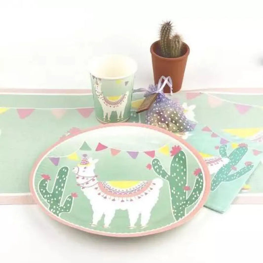 10 Assiettes en Carton D23 - Lama