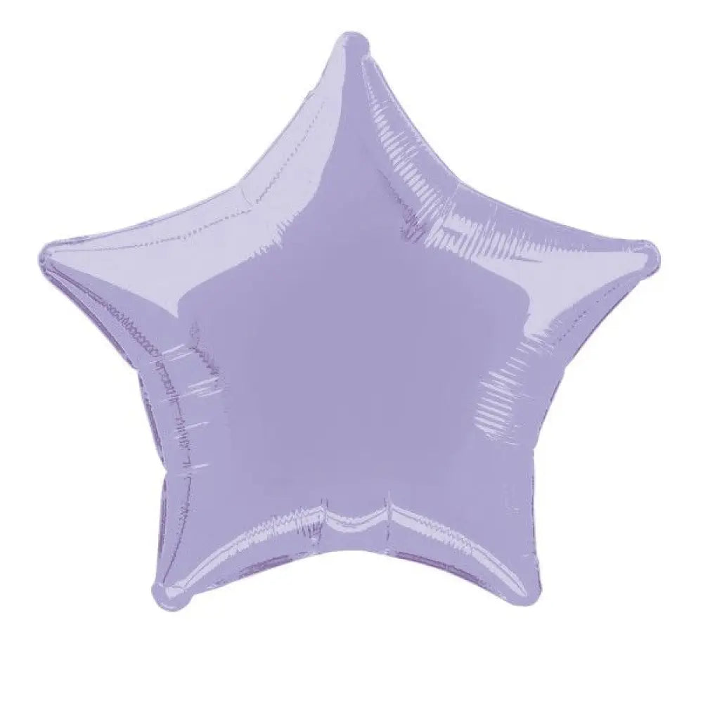 Ballon Alu Etoile 50cm - Lilas