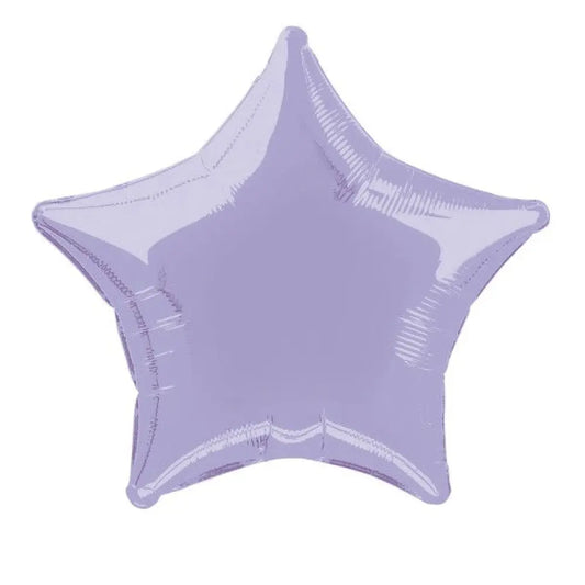 Ballon Alu Etoile 50cm - Lilas
