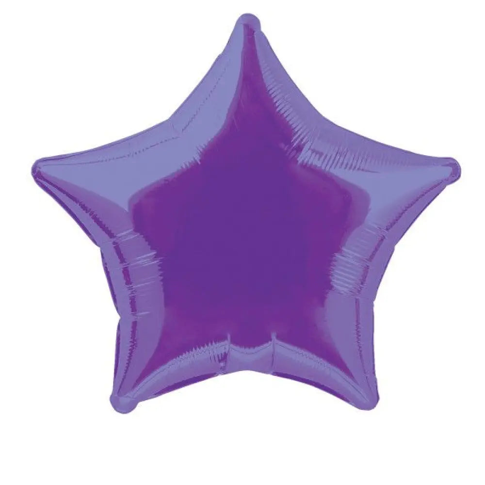 Ballon Alu Etoile 50cm - Violet