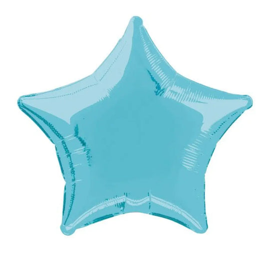 Ballon Alu Etoile 50cm - Turquoise