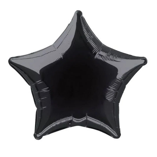 Ballon Alu Etoile 50cm - Noir