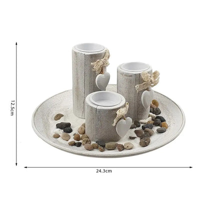 Photophore Décoratif - 24,3x12,5cm