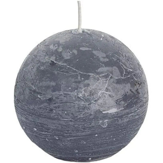 Bougie Ronde Violet - Ø7,5cm