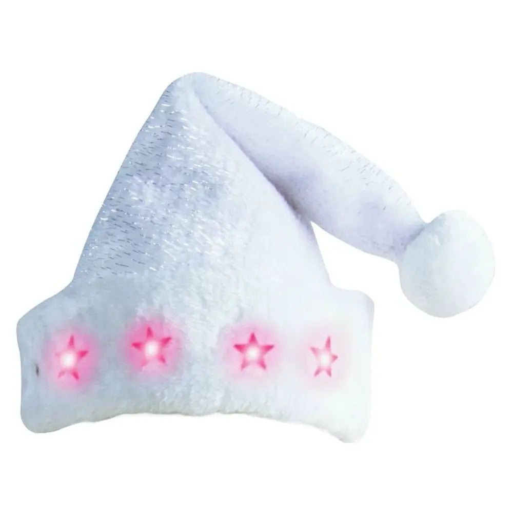 Bonnet de Noël Lumineux - Blanc