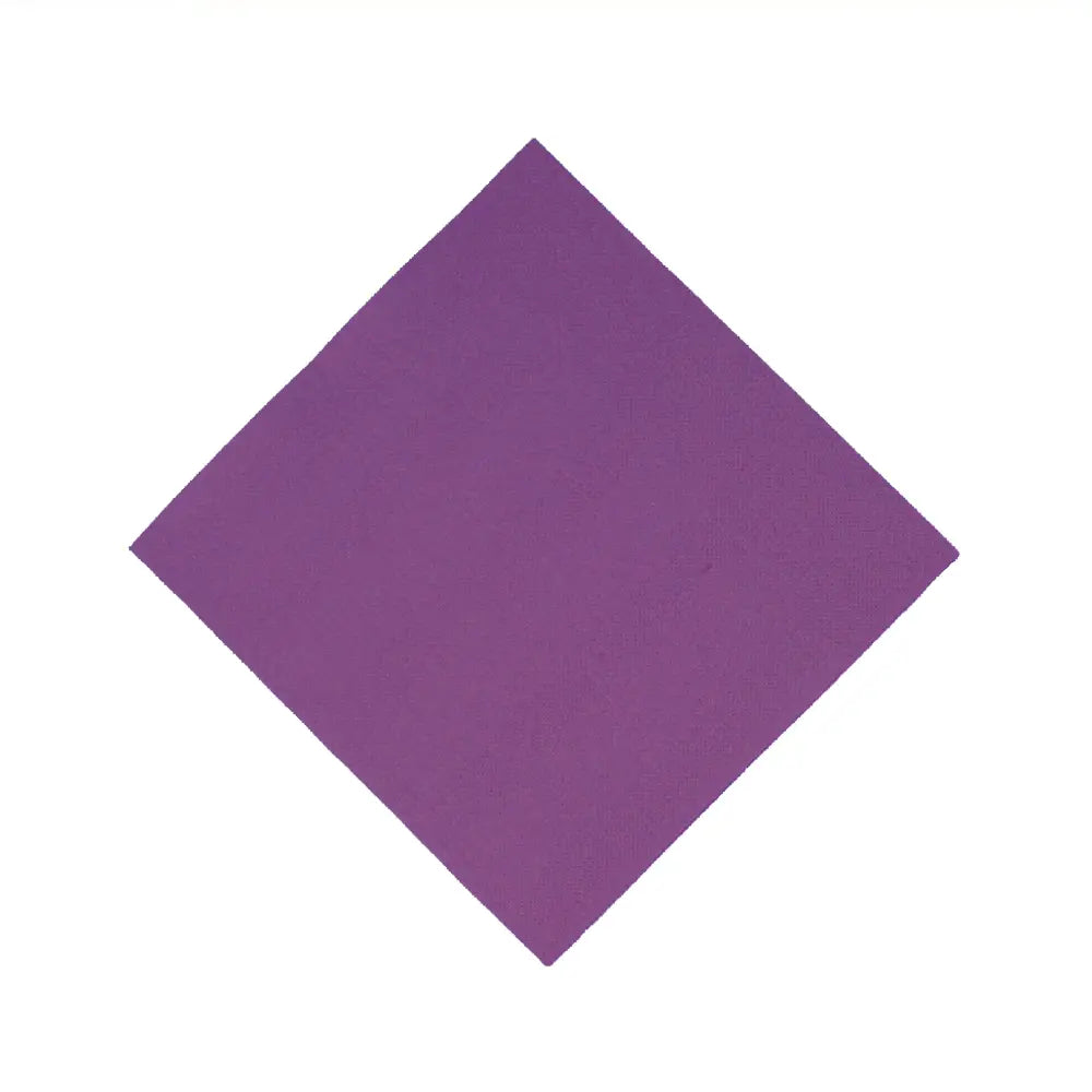 40 Serviettes ''Sun Ouate Uni'' - 38x38cm - Prune