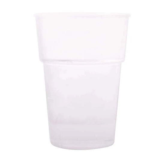 50 Gobelets en Plastique Réutilisable 33cl - TRANSPARENT
