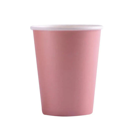 20 Gobelets en Carton  20cl ''Fiesta'' - ROSE PASTEL