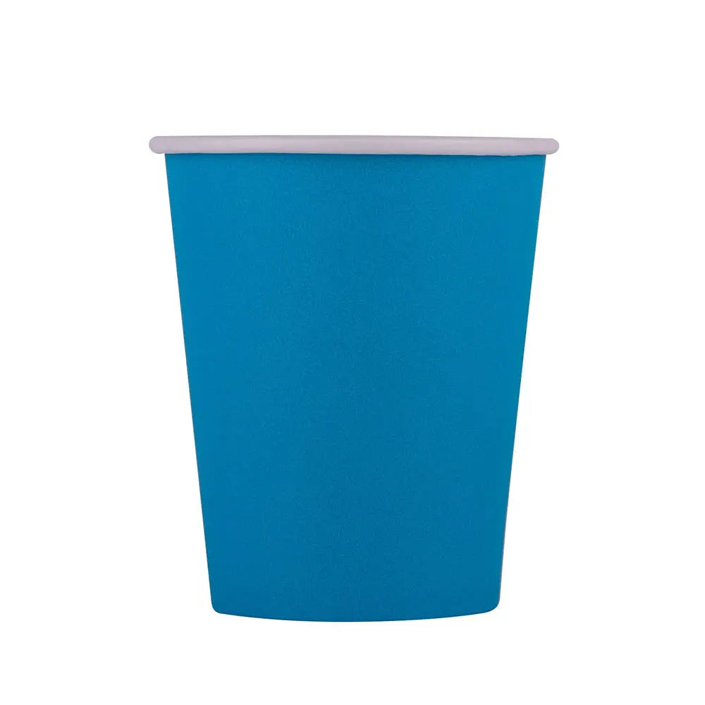 20 Gobelets en Carton  20cl ''Fiesta'' - TURQUOISE