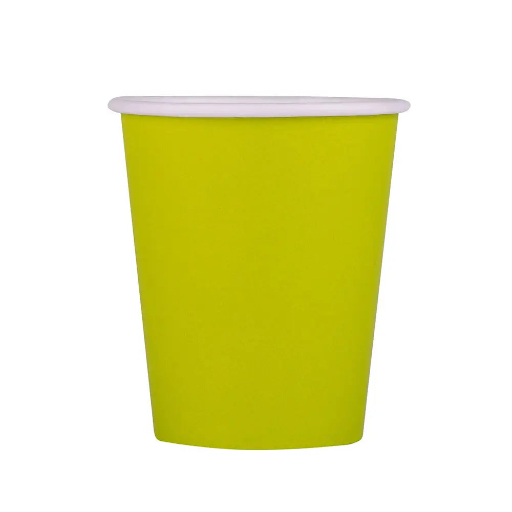 20 Gobelets en Carton  20cl ''Fiesta'' - VERT ANIS