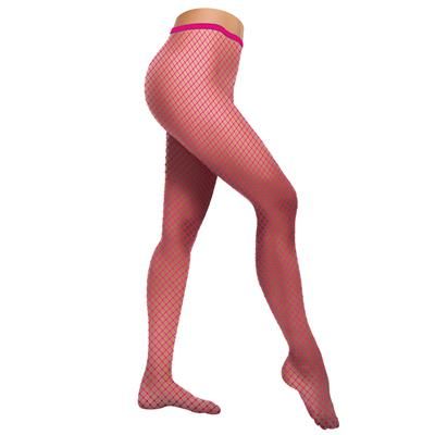 Collant Panthy Résille Rose Fluo Taille XL/XXL