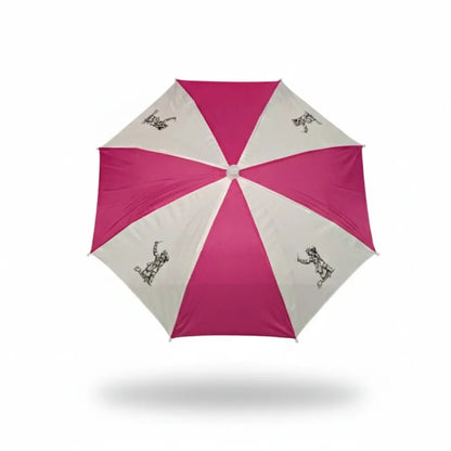 Parapluie Fushia/Blanc (Jean Bart) - (NON EXPÉDIABLE)