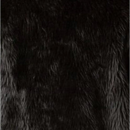 Jupe Fourrure Noir Adulte Taille L/XL (Poil long)