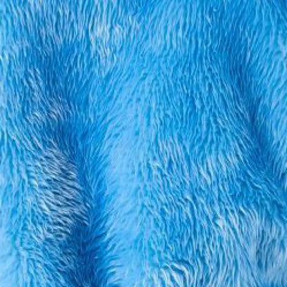 Jupe Fourrure Bleu Ciel Adulte Taille XS (Poil long)