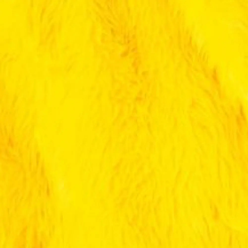 Jupe Fourrure Jaune Adulte Taille S/M (Poil long)
