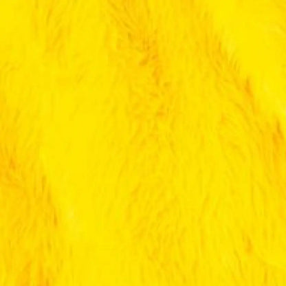 Jupe Fourrure Jaune Adulte Taille XXL (Poil long)