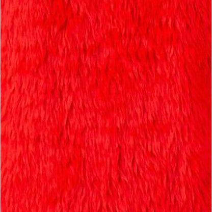 Jupe Fourrure Rouge Adulte Taille S/M (Poil long)