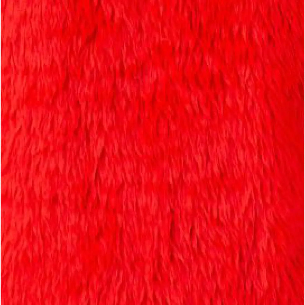 Jupe Fourrure Rouge Adulte Taille XXL (Poil long)