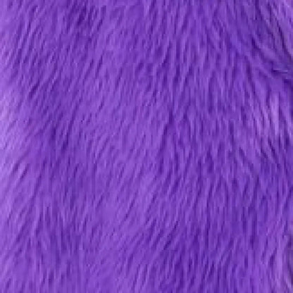 Jupe Fourrure Violet Adulte Taille XXL (Poil long)