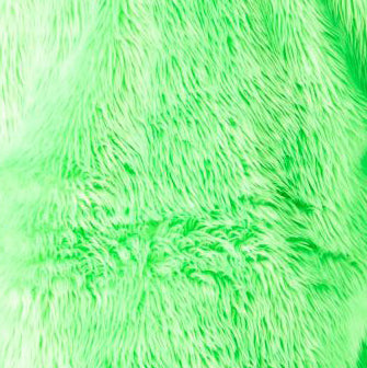 Jupe Fourrure Vert Fluo XXL (Poil long)