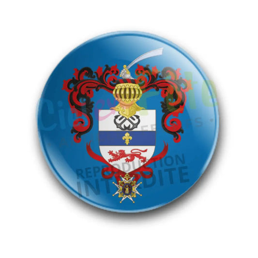 Badge Epingle 56mm - Armoirie Jean Bart