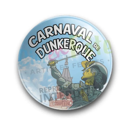 Badge Epingle 56mm - Jean Bart Carnaval de Dunkerque