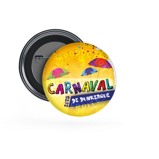 Badge Epingle 56mm - Carnaval de Dunkerque 2025