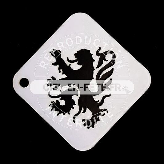 Pochoir réutilisable "Lion desFlandres" (Motif : 45x55mm)