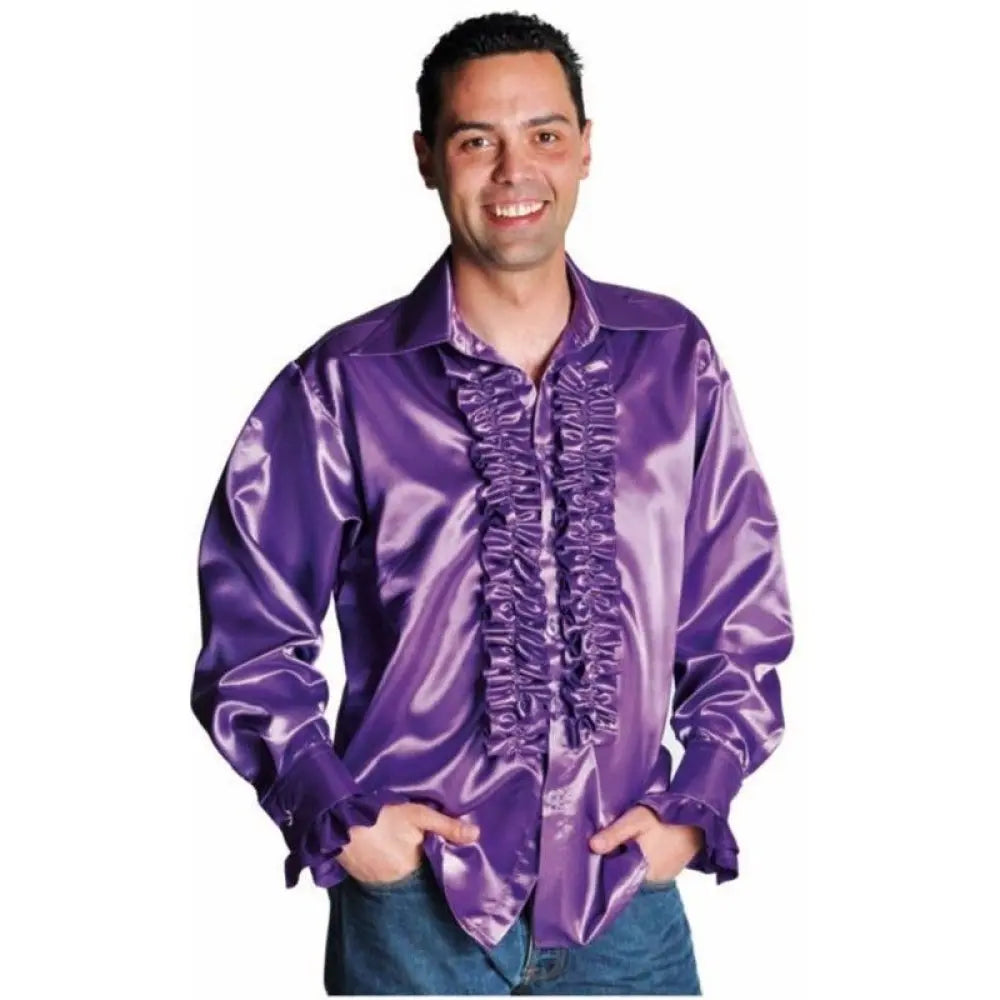 Chemise Disco Violet - XL