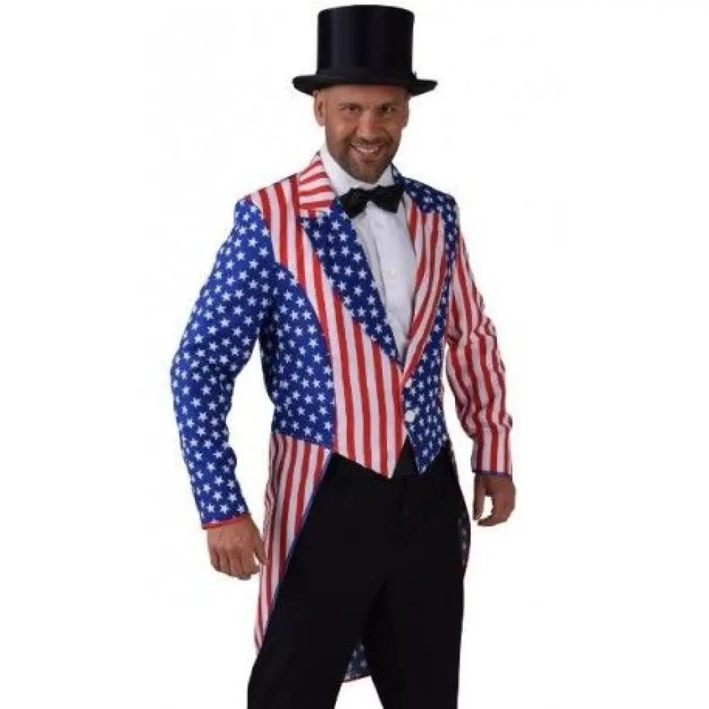 Veste Homme Queue de Pie USA America - XL