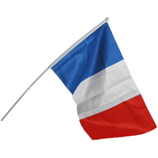 Drapeau Tricolore France - 45 x 30 cm - 60 cm